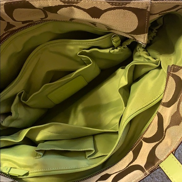 Coach Diaper Bag with matching wristlet - Picture 4 of 5